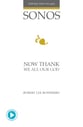 Now Thank We All Our God SATB choral sheet music cover